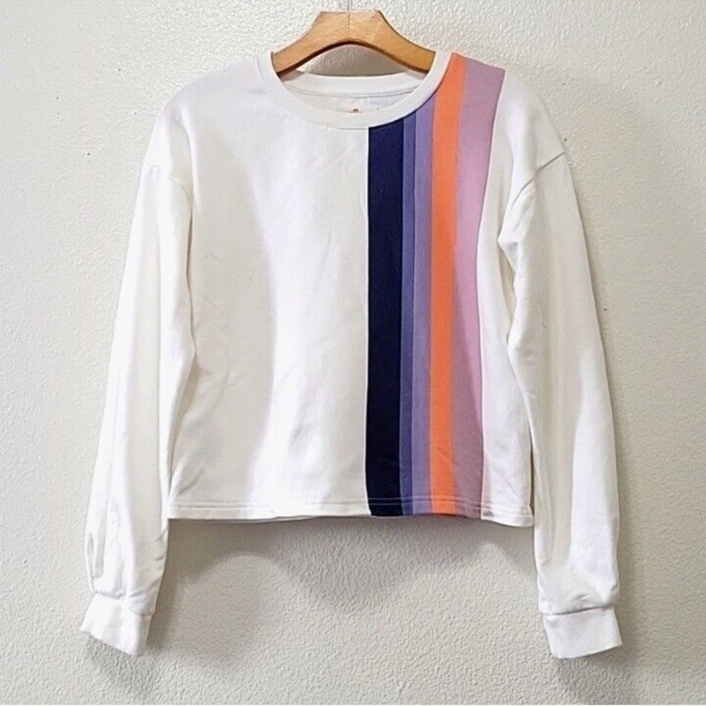Marine Layer Tate Crop Sweatshirt size M